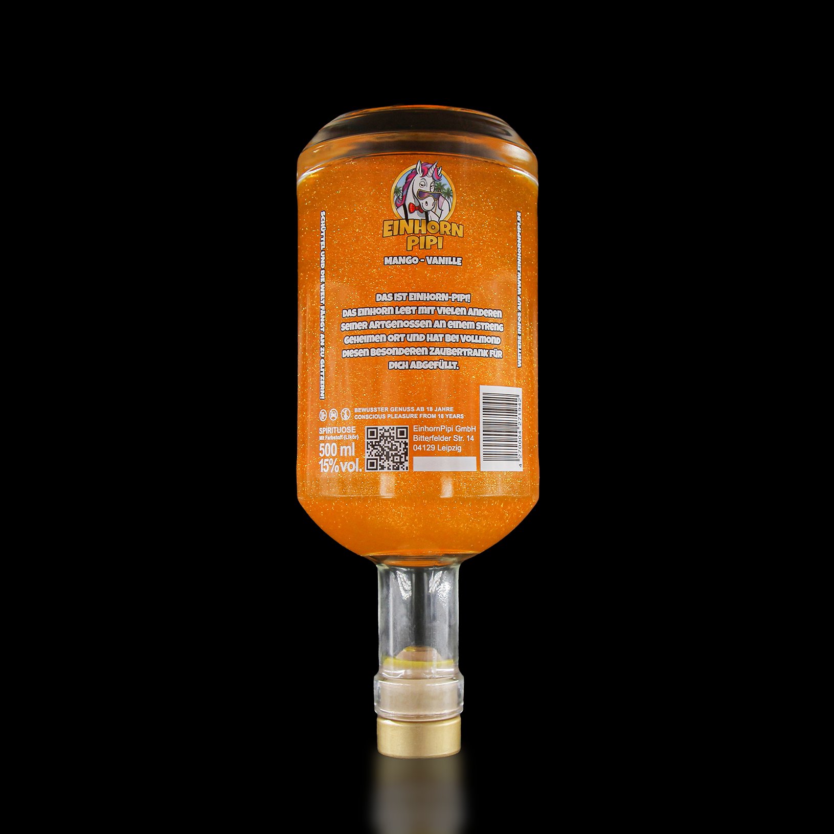 EinhornPipi Glitzergelb Mango-Vanille