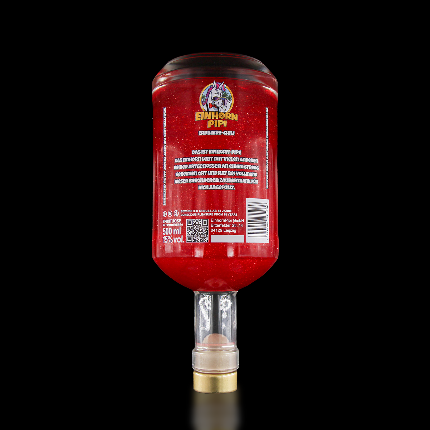 EinhornPipi Glitzerrot Erdbeere-Chili EinhornPipi Glitzerrot Erdbeere-Chili