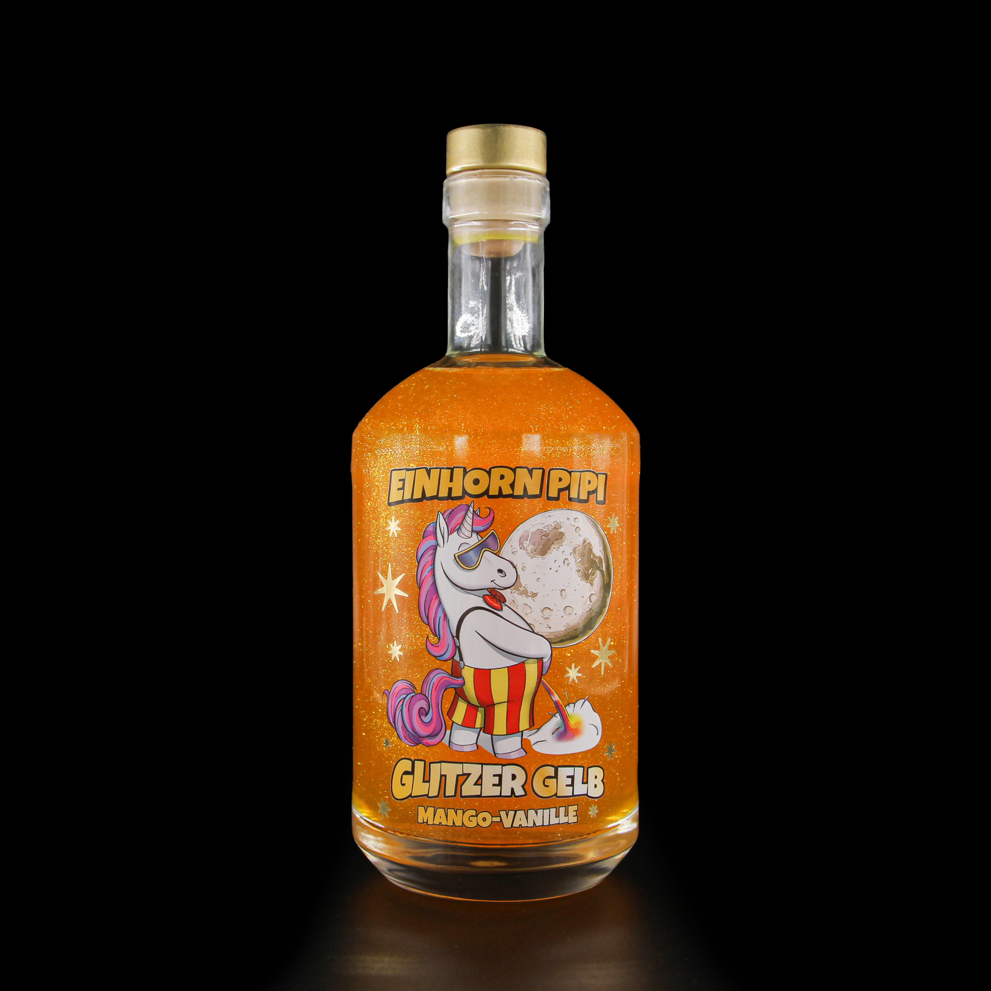 EinhornPipi Glitzergelb Mango-Vanille